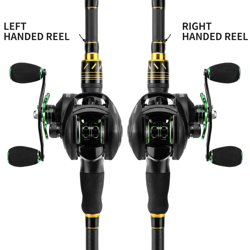 Linnhue BS2000 High Speed Baitcasting Reel With Spare Spool