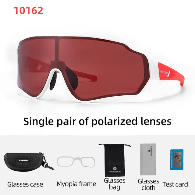 Rockbros Polarized Cycling Sunglasses With Uv400 Protection For Men Women