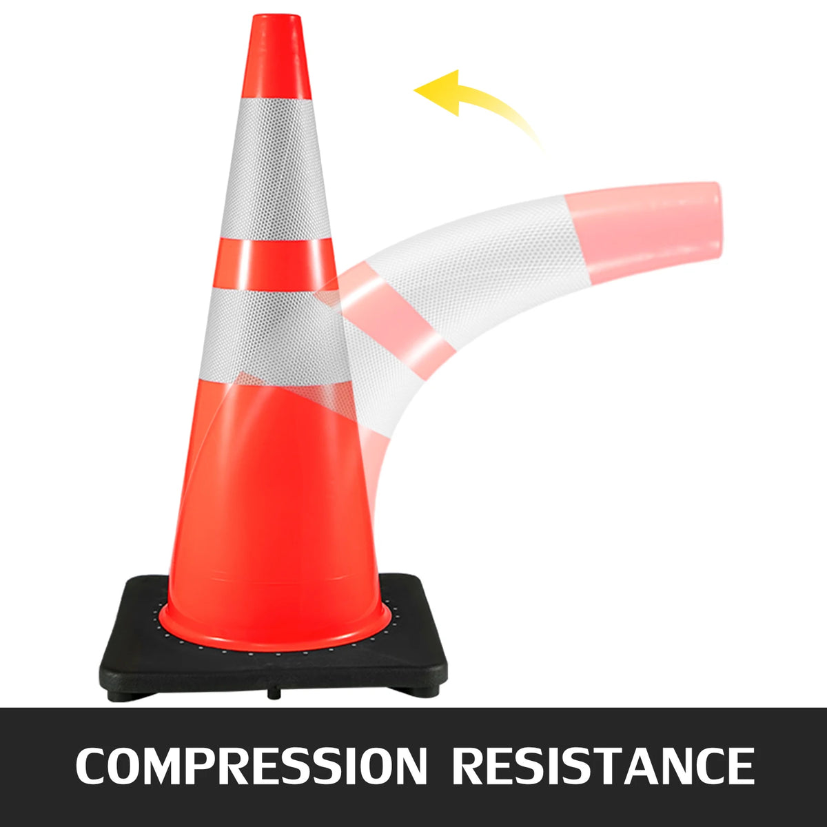 SucceBuy Reflective Traffic Safety Cones For Road Construction Work