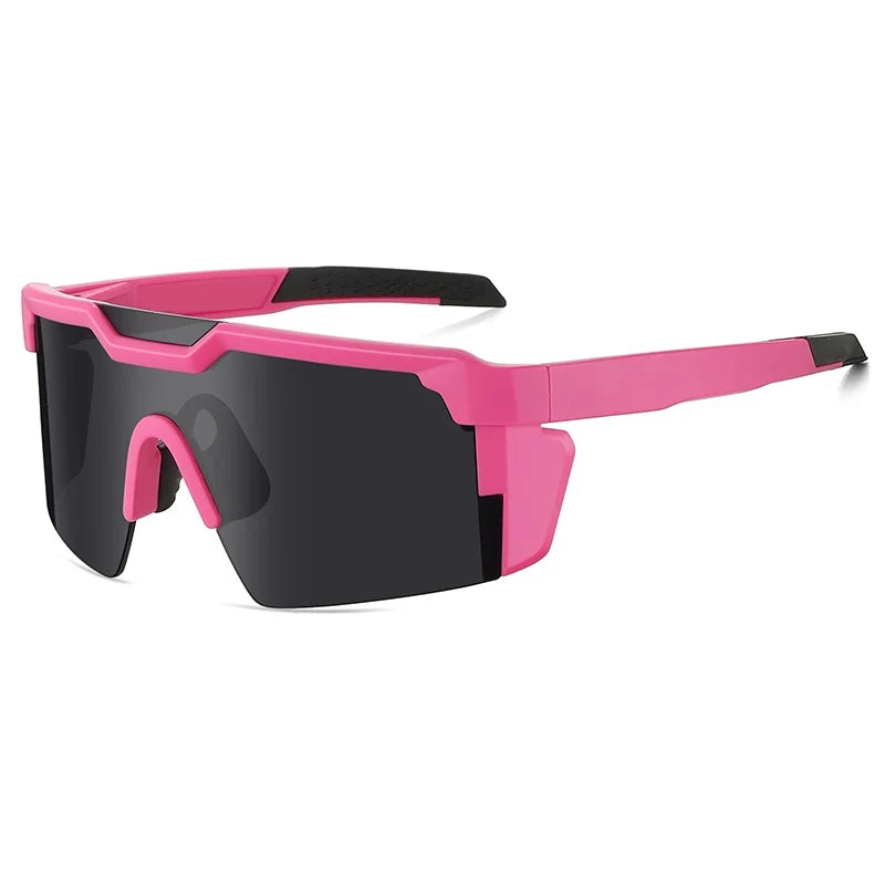 Unisex UV400 Outdoor Sports Cycling Sunglasses With Protective Plastic Frames
