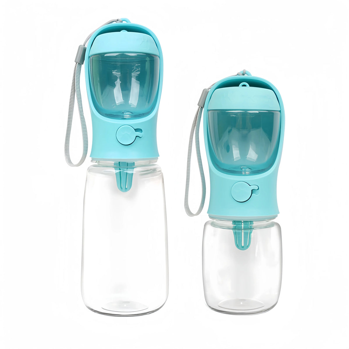 Portable Pet Water Bottle With Food Storage For Outdoor Travel
