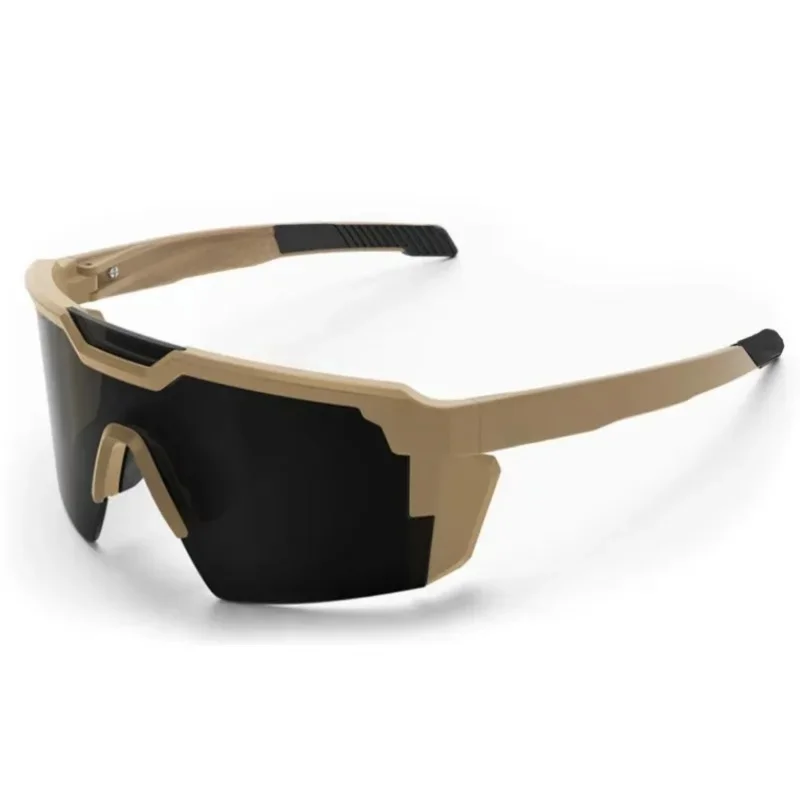 Unisex UV400 Cycling Sunglasses With Square Conjoined Lens