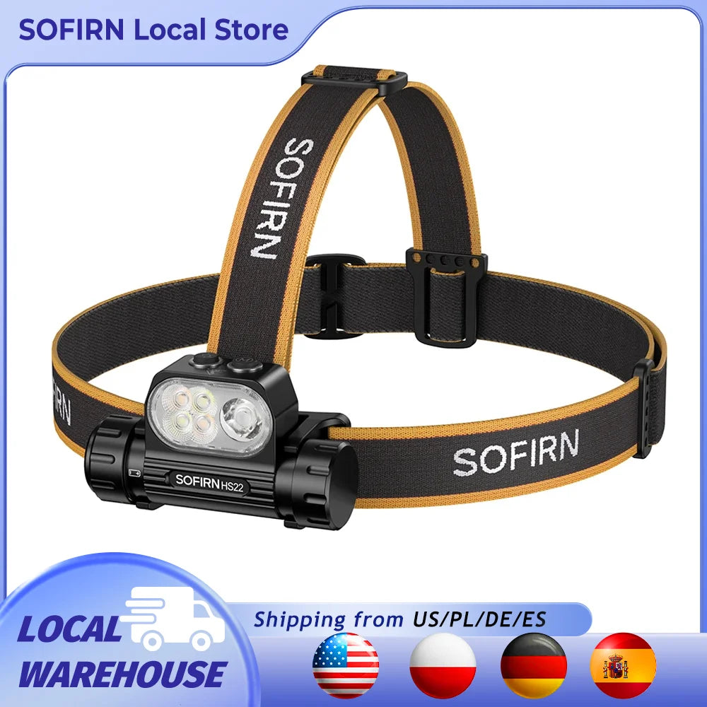 Sofirn HS22 Adjustable Color Temperature Headlamp With Stepless Lighting Modes