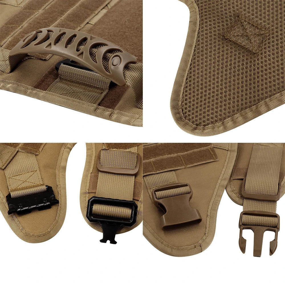 Padded Nylon Dog Harness And Leash Set For Training Walks