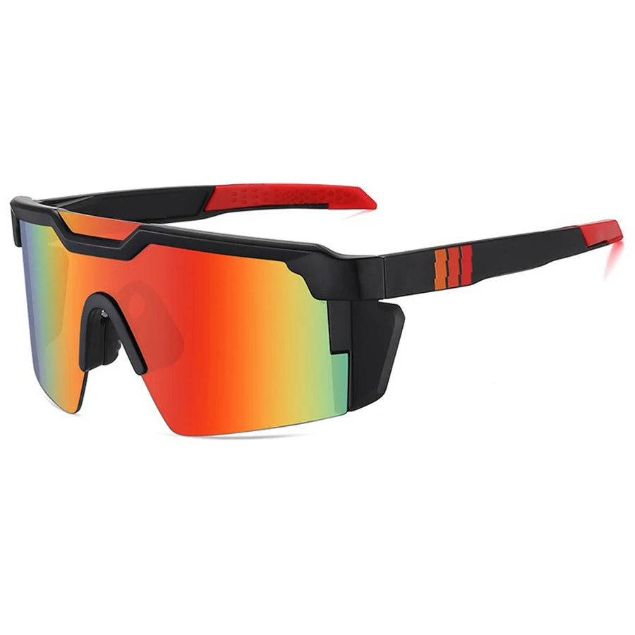 Unisex UV400 Outdoor Sports Cycling Sunglasses With Protective Plastic Frames