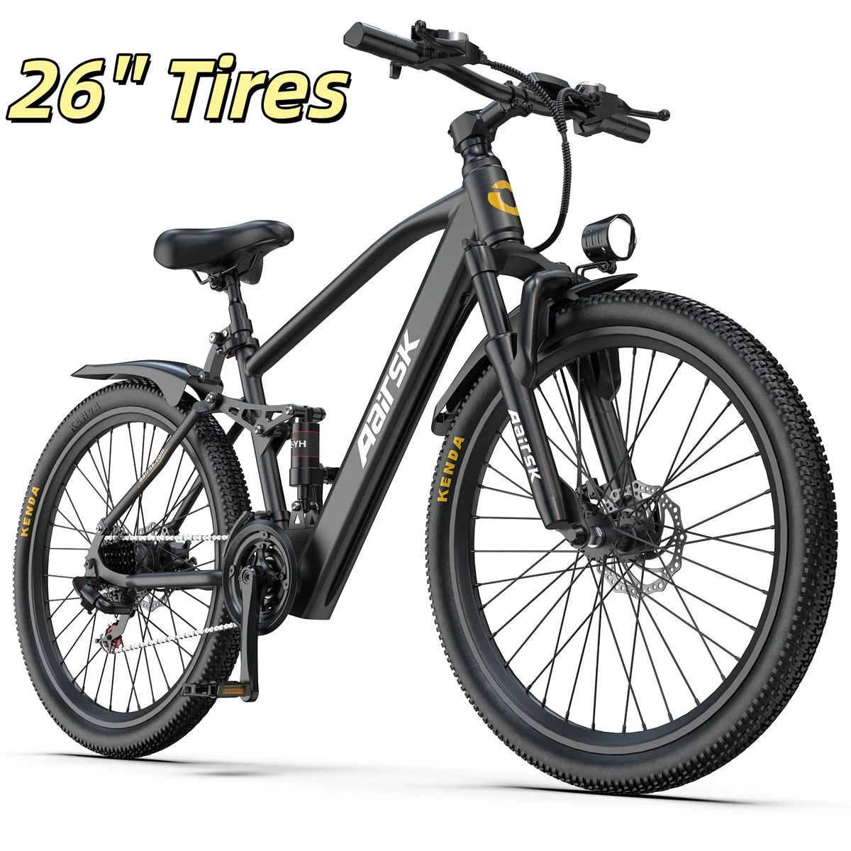 EOEOTWO 750W Peak Electric Mountain Bike With Full Suspension