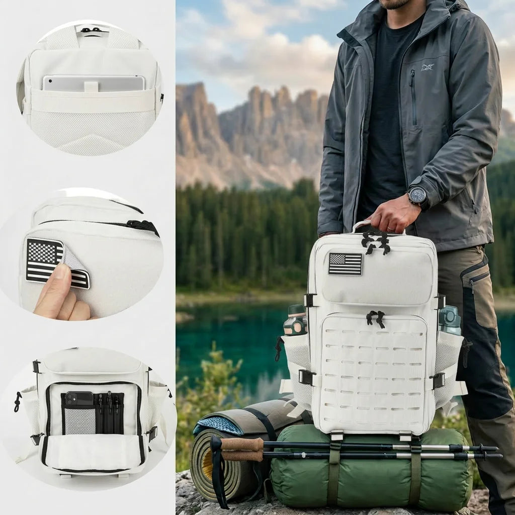 ReFire Tactical Hunting Backpack With Molle Webbing And Cup Holder