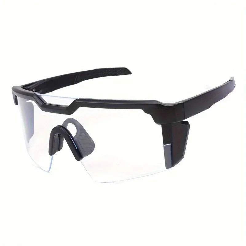 Unisex UV400 Cycling Sunglasses With Square Conjoined Lens