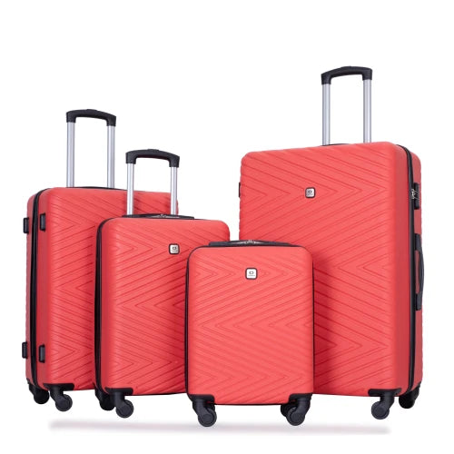 Travelhouse ABS Luggage Set With Spinner Wheels And TSA Lock