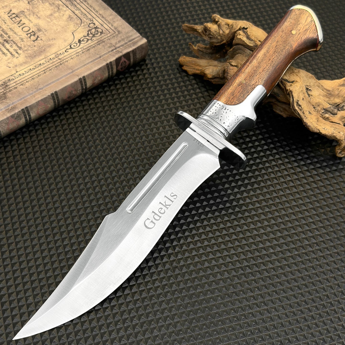 Gdekls Stainless Steel Multi Tool Knife With Wooden Handle