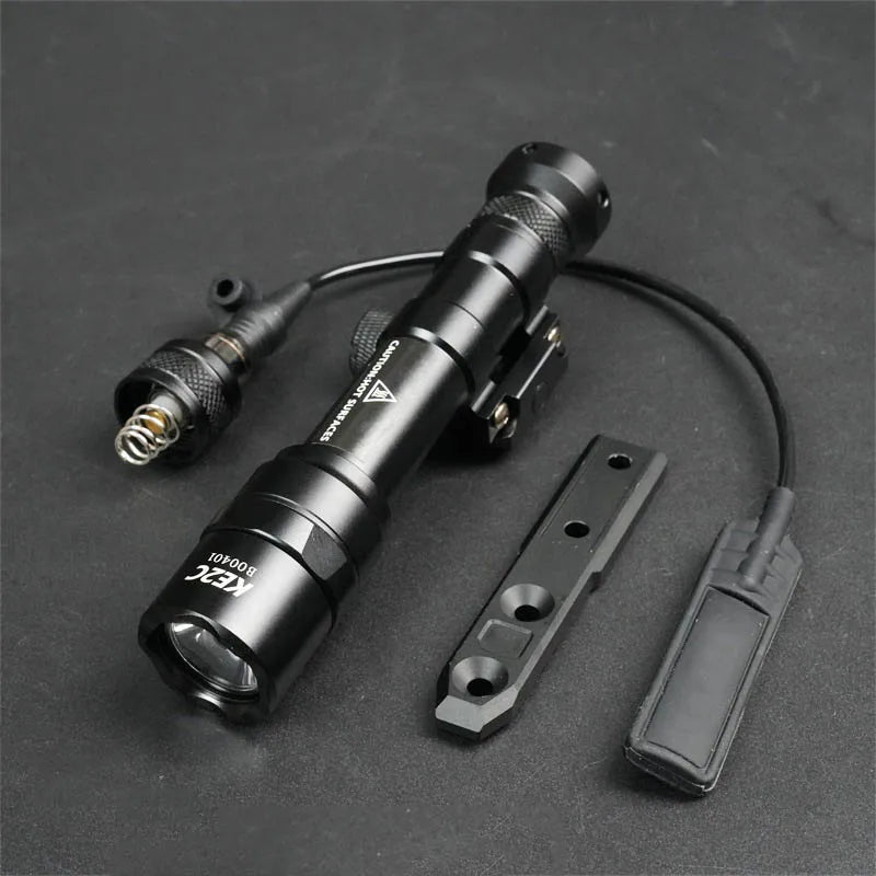 Tactical M300 M600 Rail Mount LED Flashlight for Airsoft Hunting