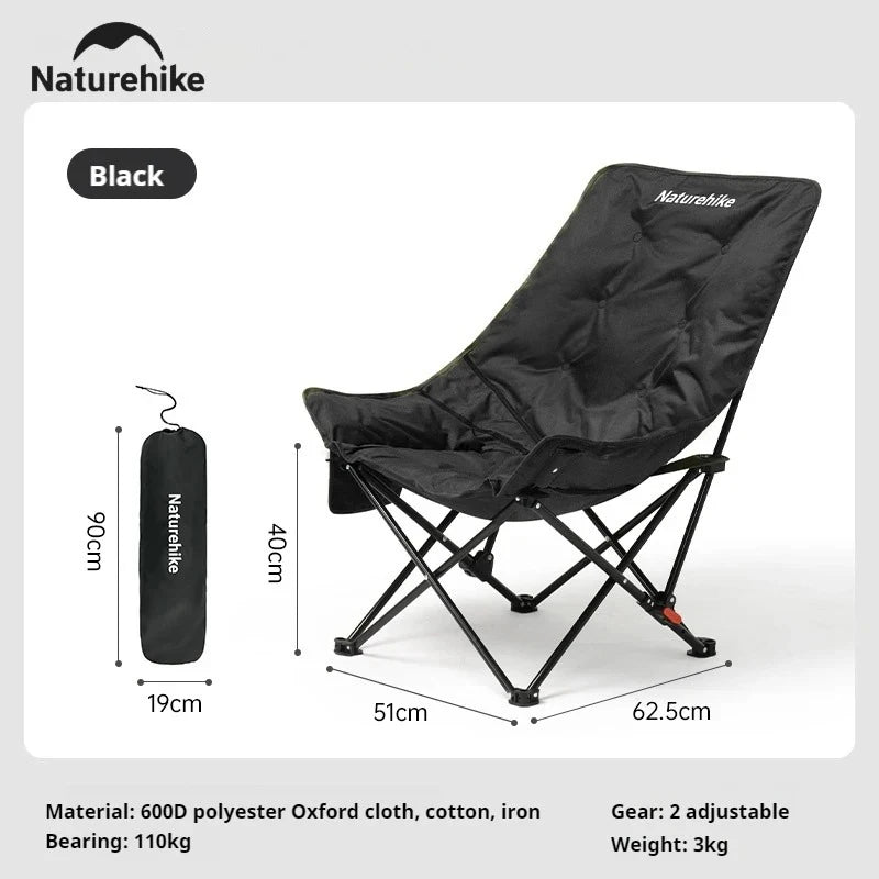 Naturehike High Back Moon Chair Foldable Outdoor Lounge