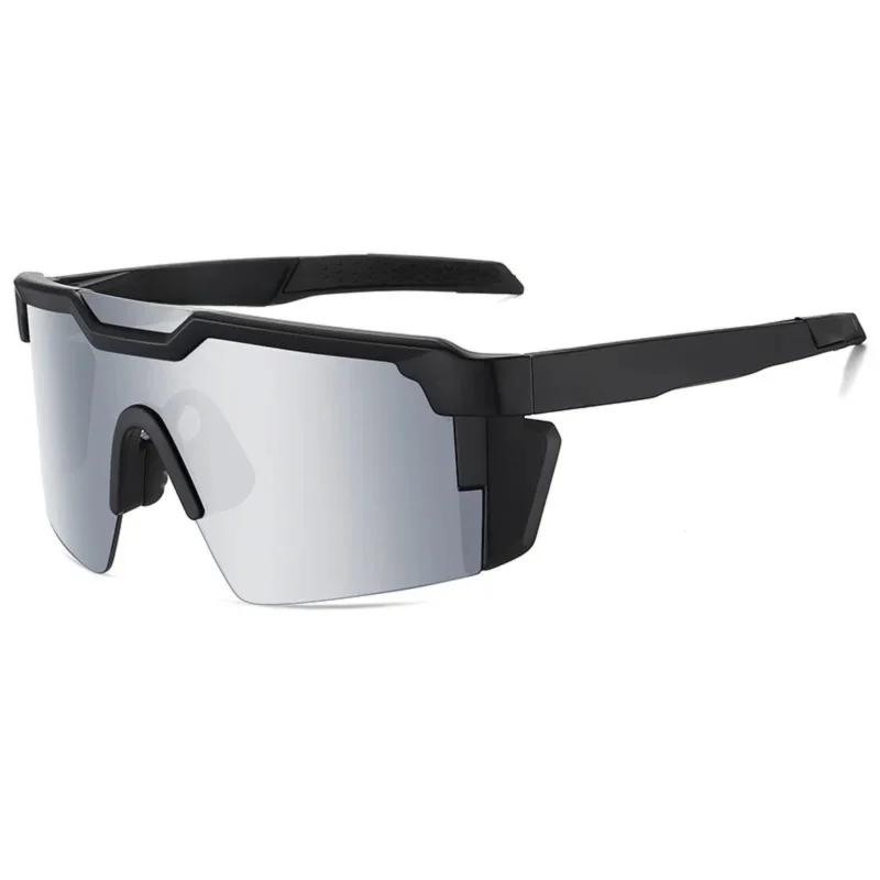 Unisex UV400 Cycling Sunglasses With Square Conjoined Lens