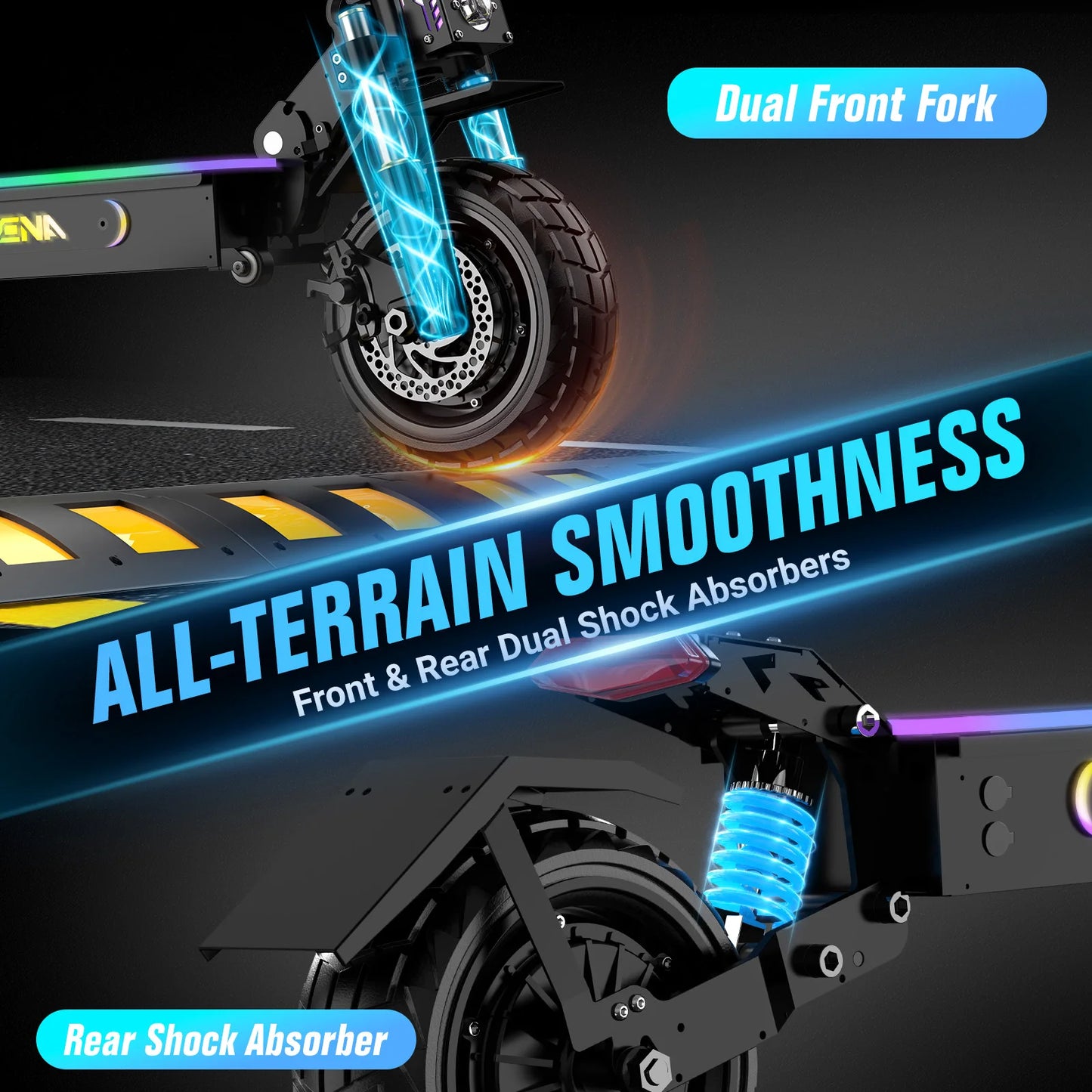 OneCna Gt7 Dual Motor Electric Scooter Featuring App Control