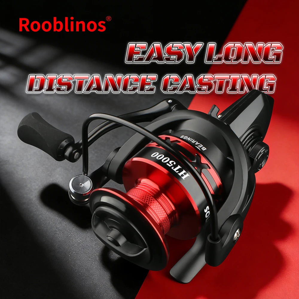 Rooblinos HT Spinning Reel 5.2 Gear Ratio Lightweight Fishing Reel