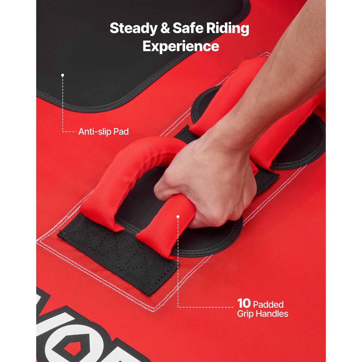 SucceBuy Towable Water Sports Tube Featuring Dual Tow Points