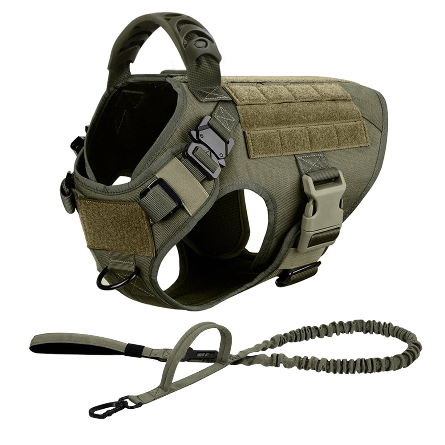 Padded Nylon Dog Harness And Leash Set For Training Walks