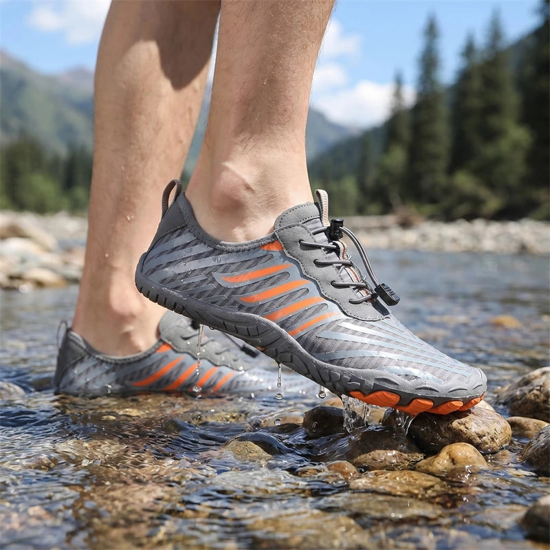 Men Barefoot Water Shoes For Beach Swimming And Hiking Walking