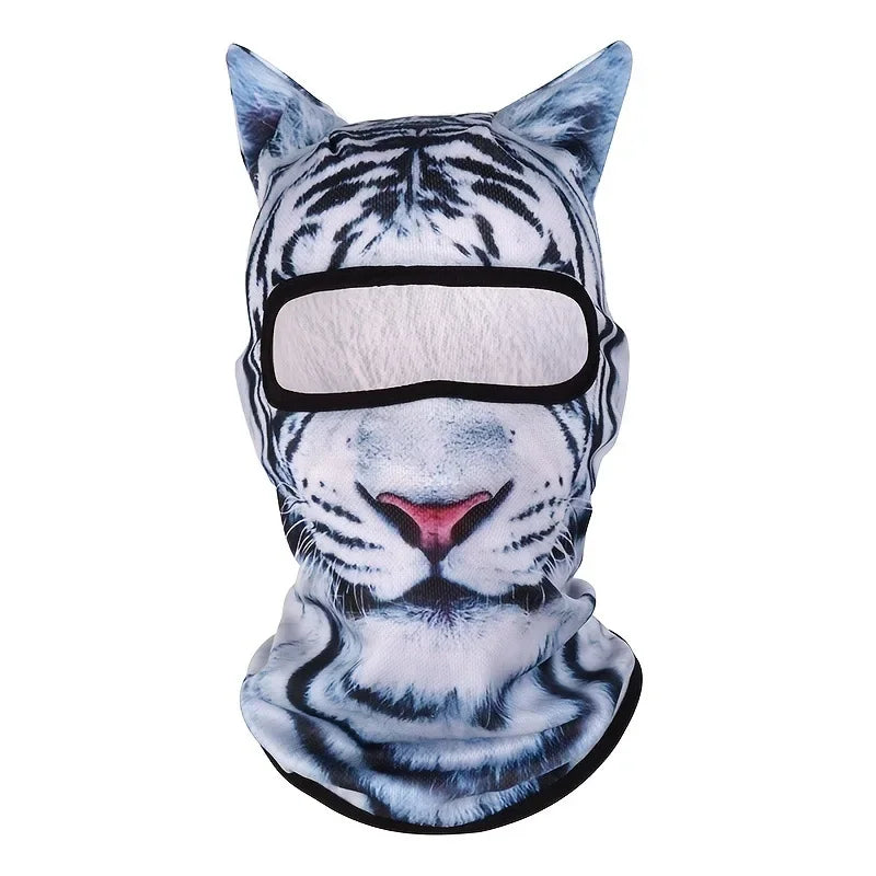 3D Cat Face Balaclava Full Coverage Motorcycling Ski Mask