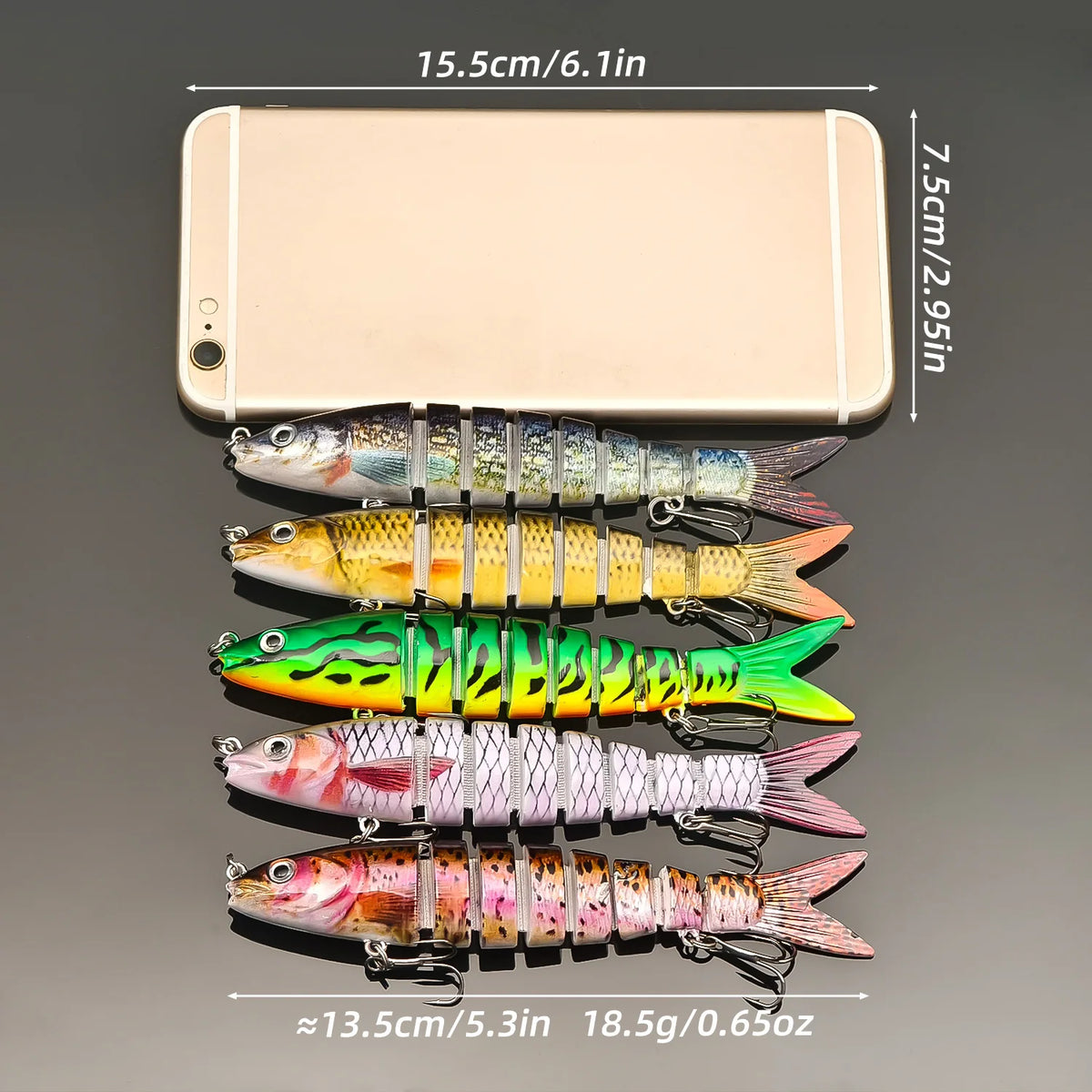 ANFS Jointed Sinking Swimbait Fishing Lures for Realistic Action
