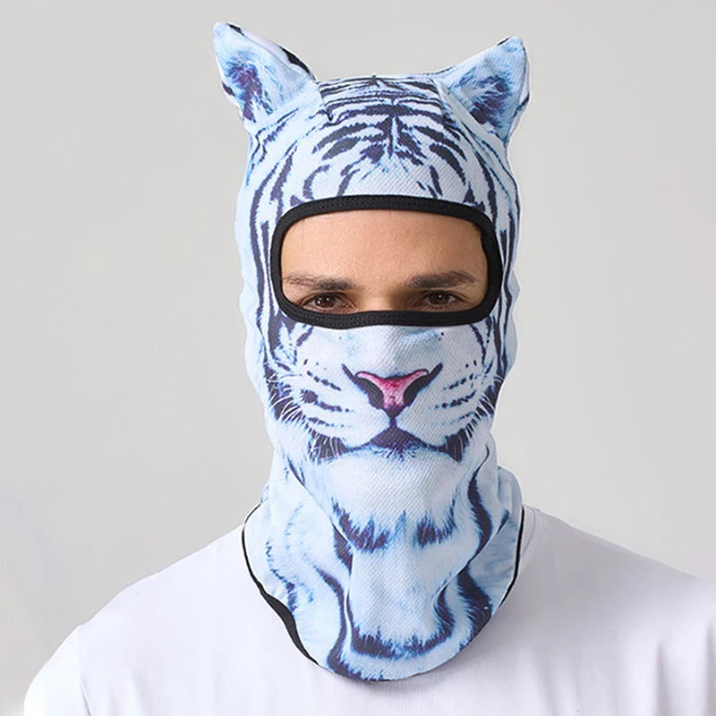3D Cat Face Balaclava Full Coverage Motorcycling Ski Mask