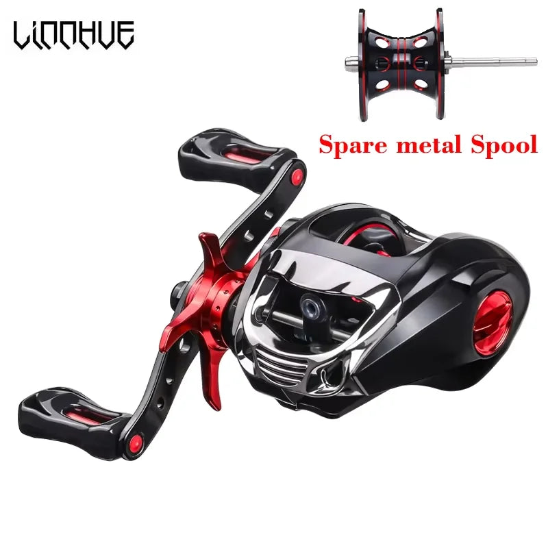 Linnhue BS2000 High Speed Baitcasting Reel With Spare Spool