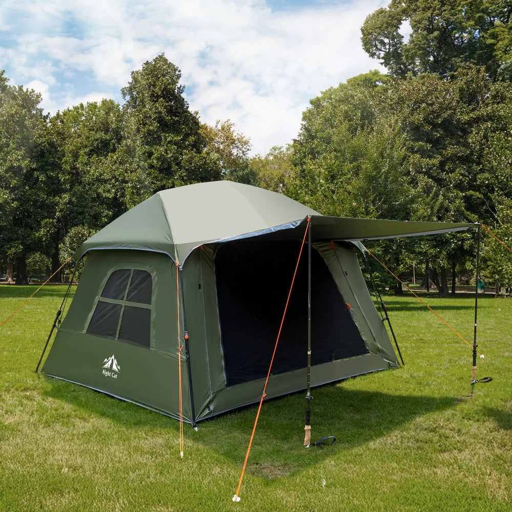Night Cat Waterproof Popup Camping Tent With Instant Easy Setup