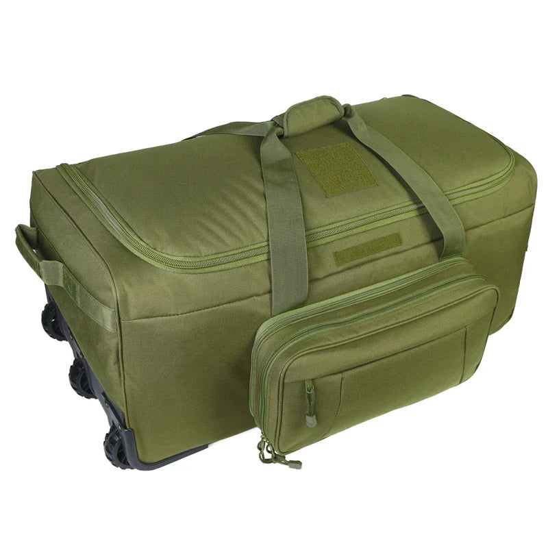 LQARMY Spacious Nylon Outdoor Camping Travel Luggage Bag