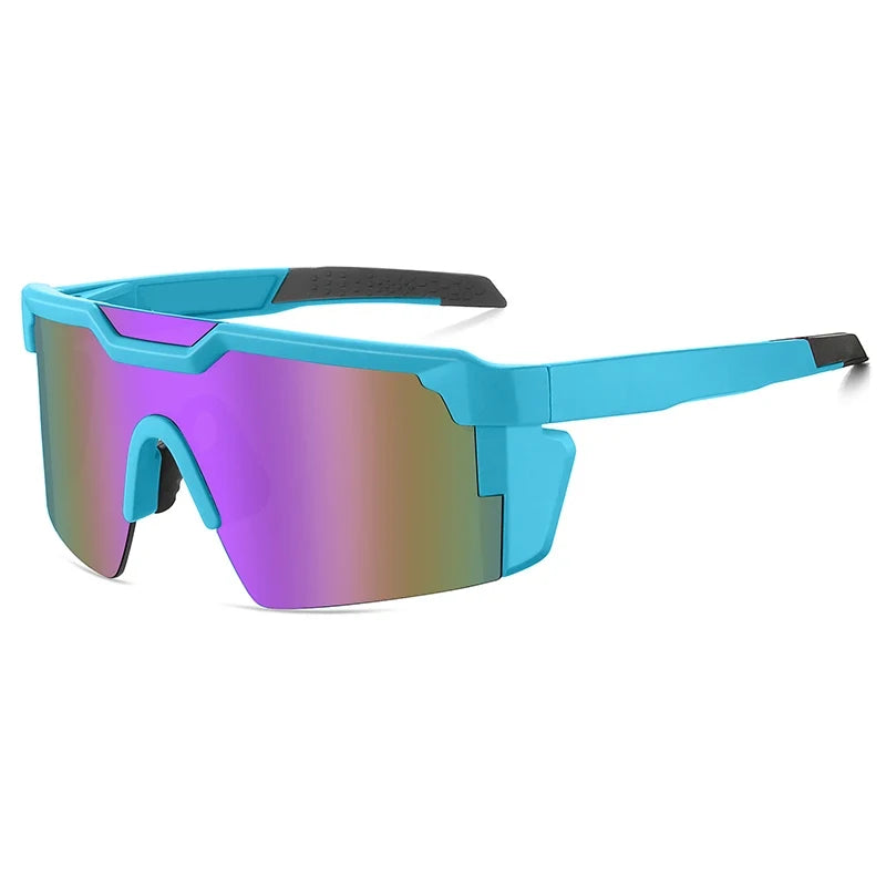 Unisex UV400 Outdoor Sports Cycling Sunglasses With Protective Plastic Frames