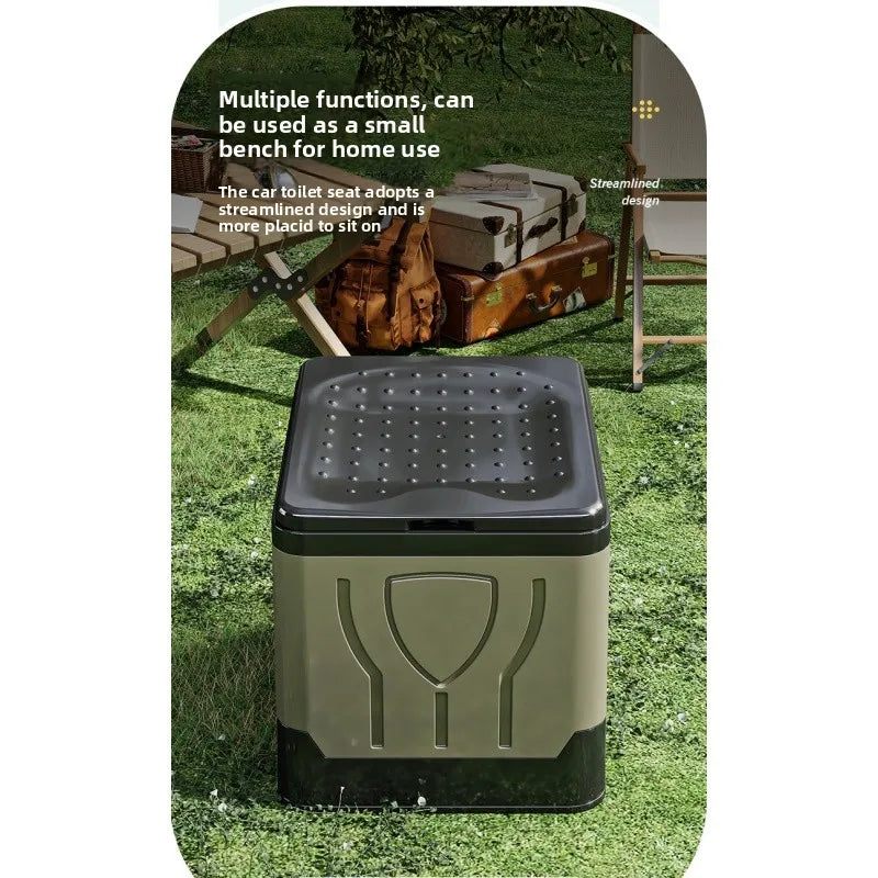 Portable Folding Adult Toilet For Travel Camping And Emergency Use