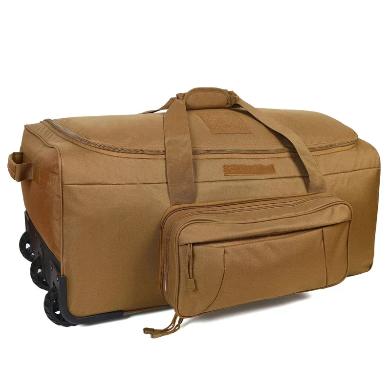 LQARMY Spacious Nylon Outdoor Camping Travel Luggage Bag