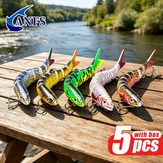 ANFS Jointed Sinking Swimbait Fishing Lures for Realistic Action