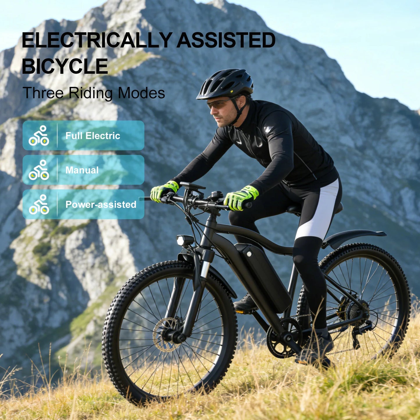 Toofly Mountain Electric Bicycle With Removable Battery For Adults