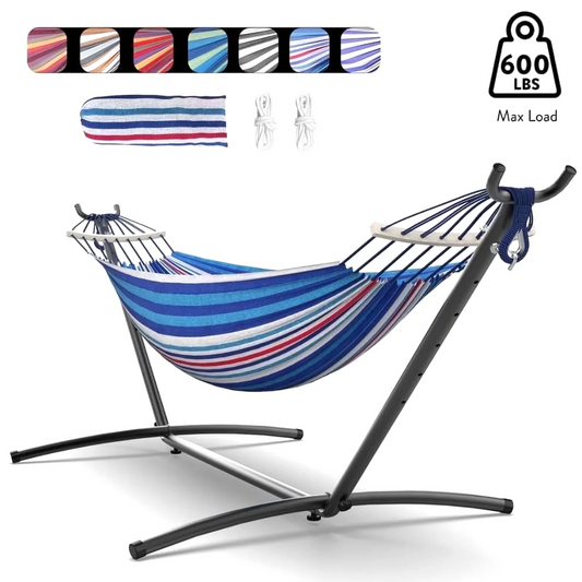 Gyroor Adjustable Stand Hammock With 600Lb Capacity For Outdoor Relaxation