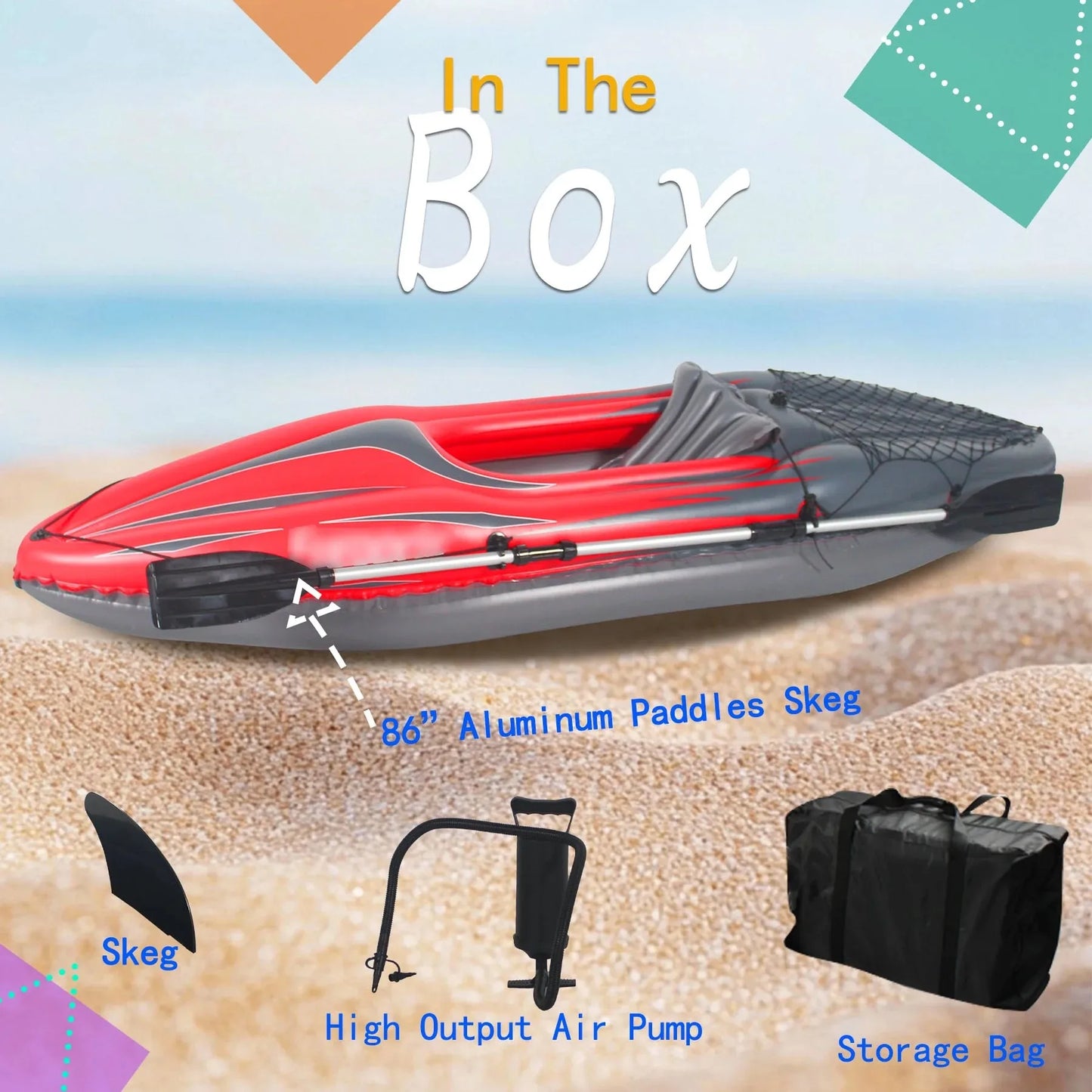 HHSJZWCY Inflatable Fishing Kayak Canoe With Accessories