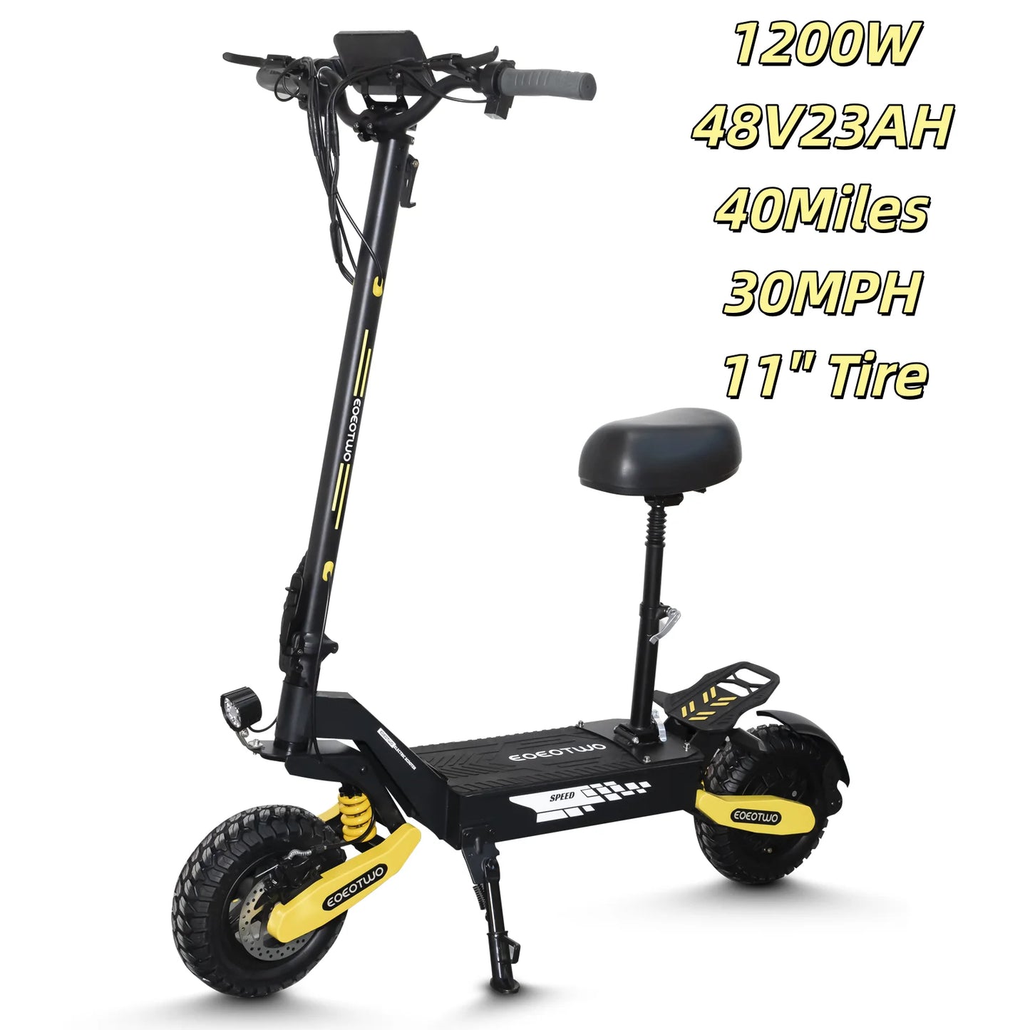 EOEOTWO 1200W Off Road Electric Scooter For Adults