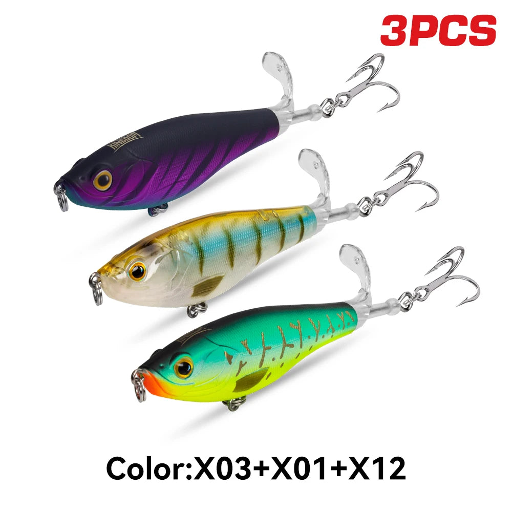 Kingdom Topwater Artificial Lures For Bass Trout And Pike