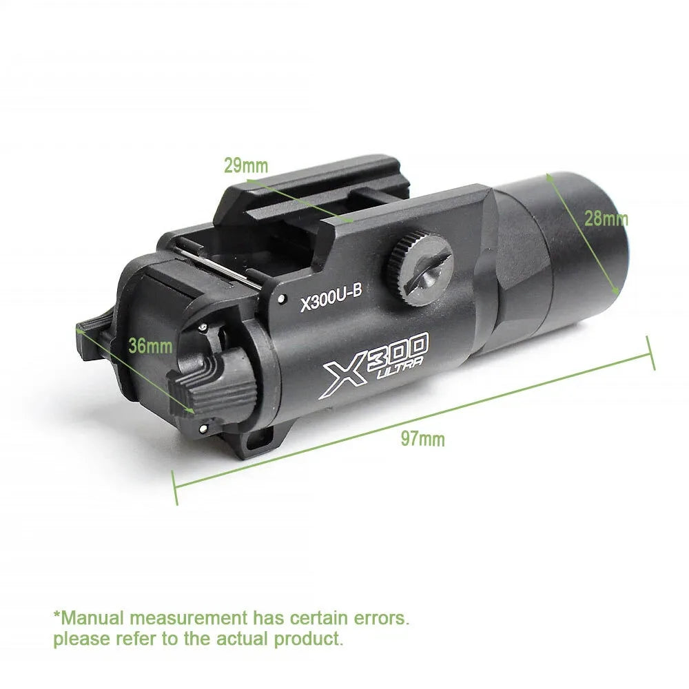 SOTAC X300U-B Tactical LED Weapon Light for Picatinny Rails