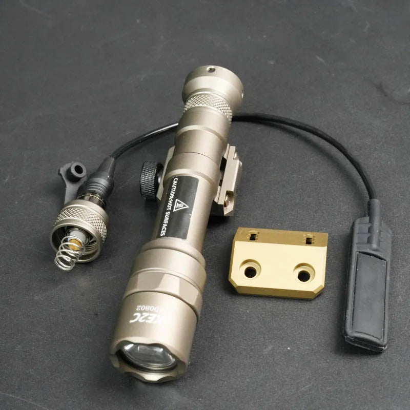 Tactical M300 M600 Rail Mount LED Flashlight for Airsoft Hunting