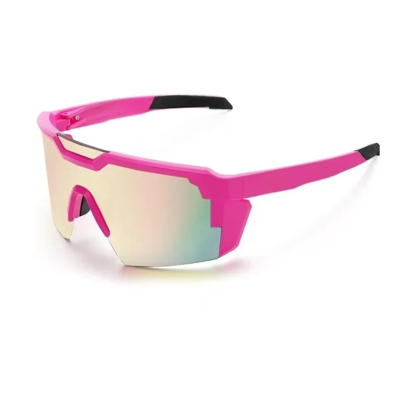 Unisex UV400 Cycling Sunglasses With Square Conjoined Lens