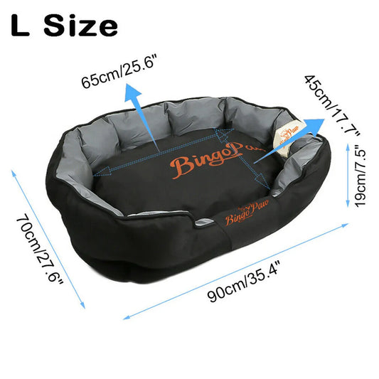 Borwart Orthopedic Waterproof Dog Bed With Removable Cushion