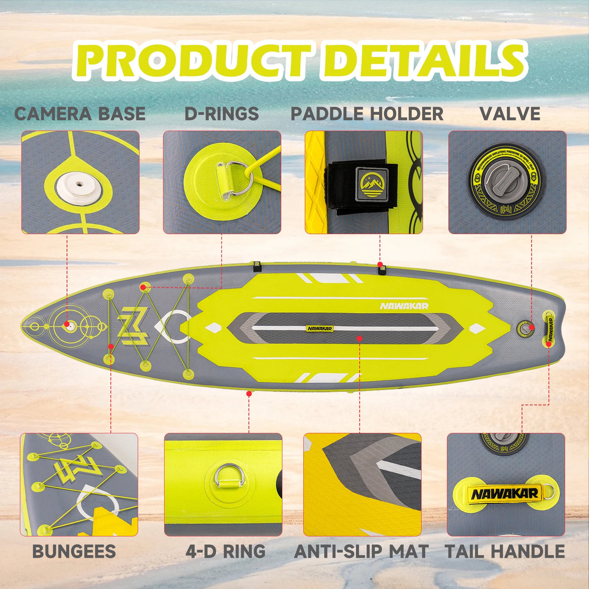 Professional Inflatable Paddle Board With Hydrofoil