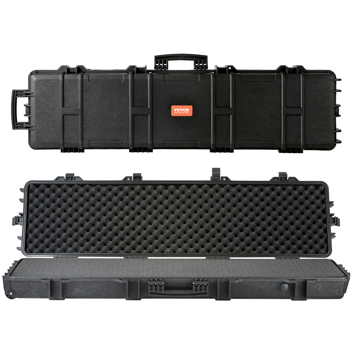 SucceBuy Portable Shockproof Rifle Hard Case With Casters