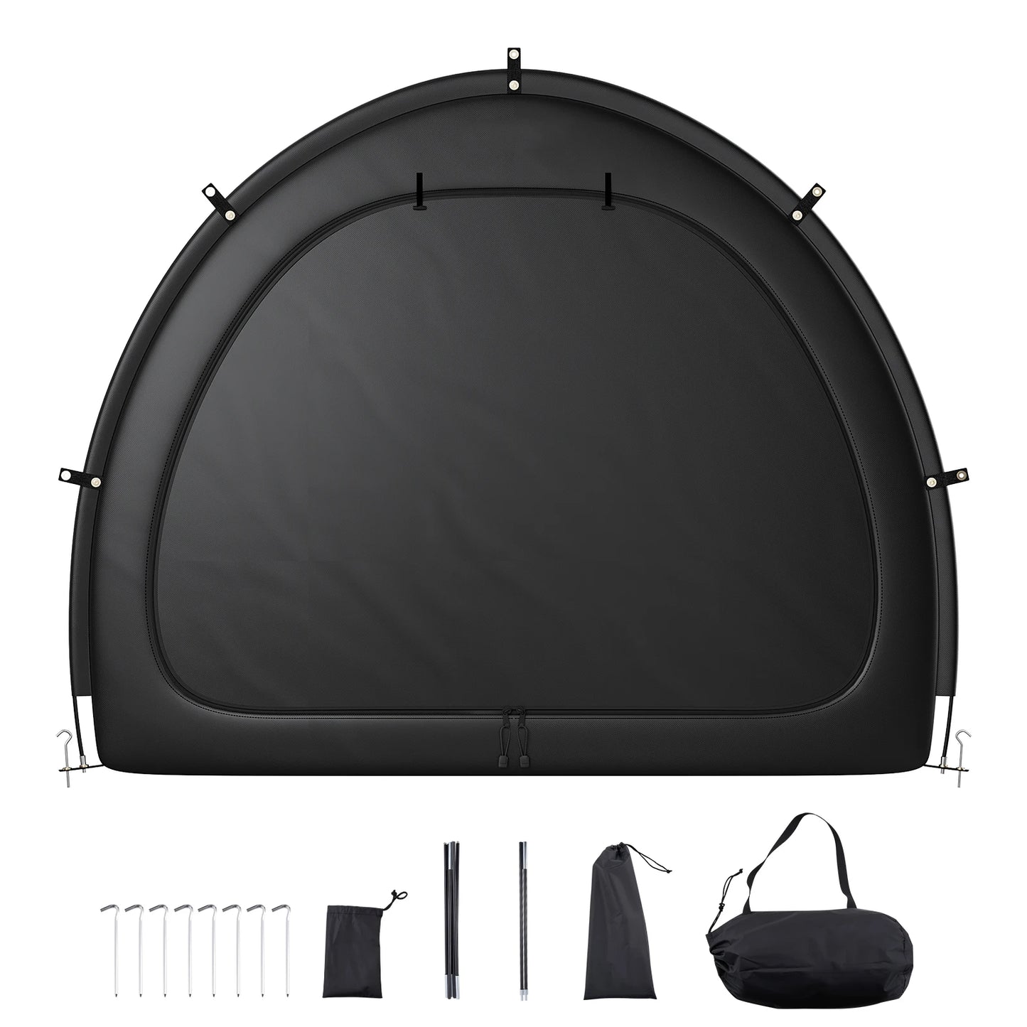 SucceBuy Waterproof Outdoor Bike Storage Tent With Ventilated Roof