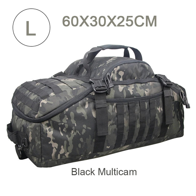 LQARMY Tactical Backpack With Molle Pockets For Travel Hiking