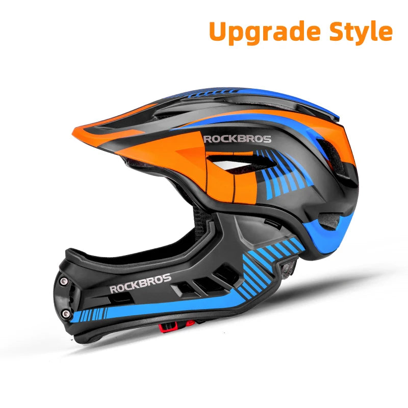 ROCKBROS Kids Full Face Cycling Helmet Safety Protection