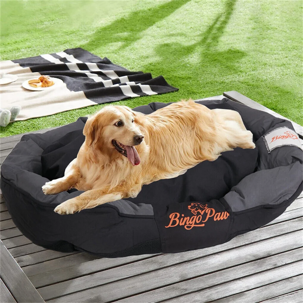 Borwart Orthopedic Waterproof Dog Bed With Removable Cushion