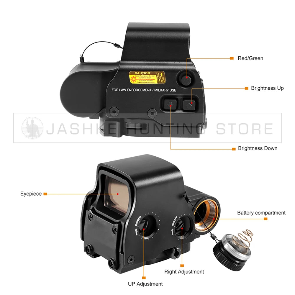 Nabila Holographic Red Dot Sight With 3x Magnifier Combo