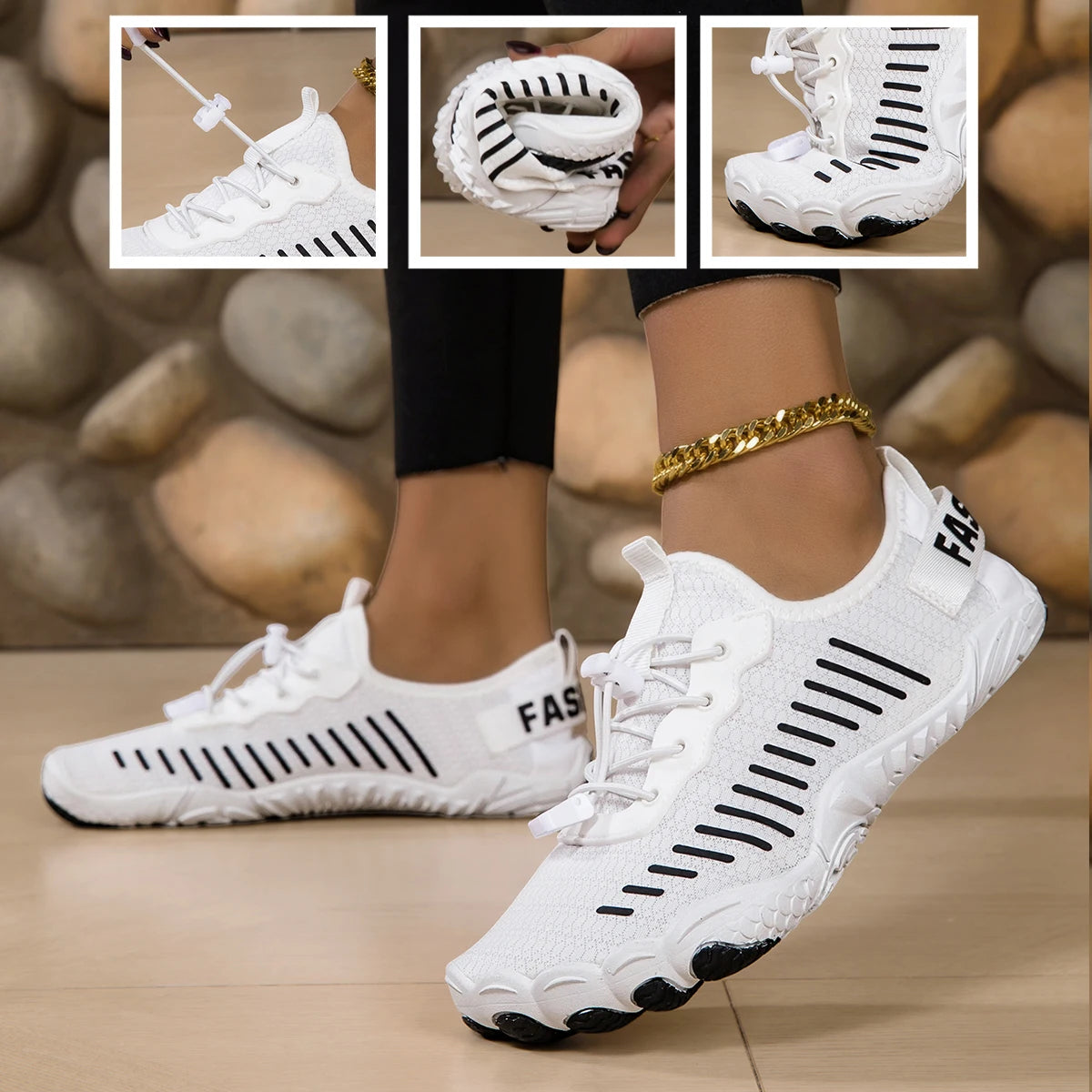 Breathable Barefoot Water Shoes Quick Dry Five Fingers Beach Trekking