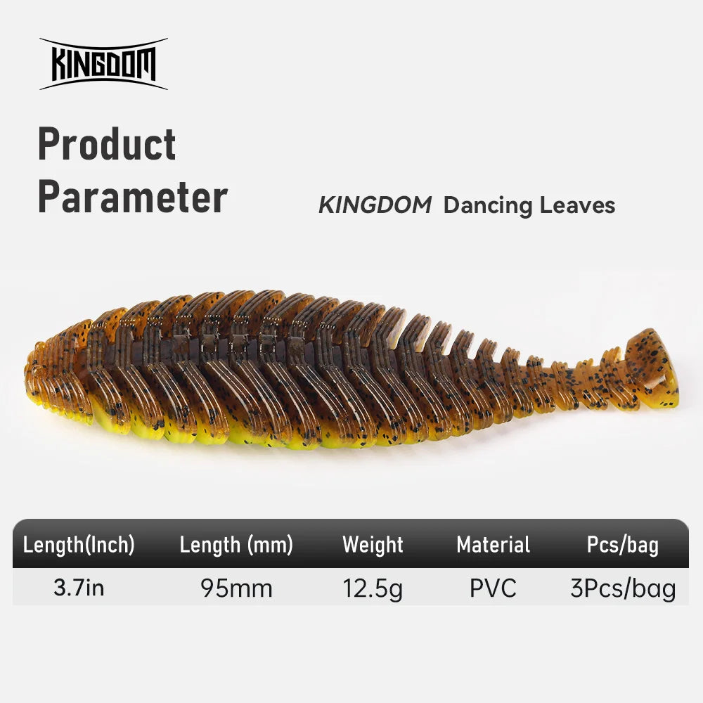 Kingdom Scented Soft T Tail Vibe Swimbait Fishing Lure